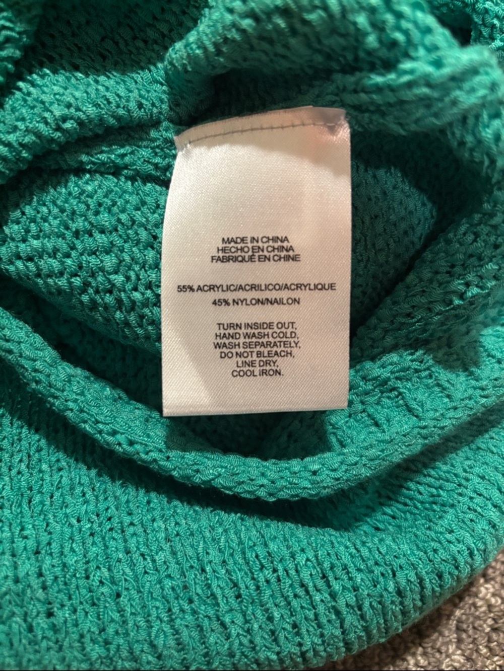 Jones New York Vibrant Green Crew Neck Sweater - Picture 10 of 10